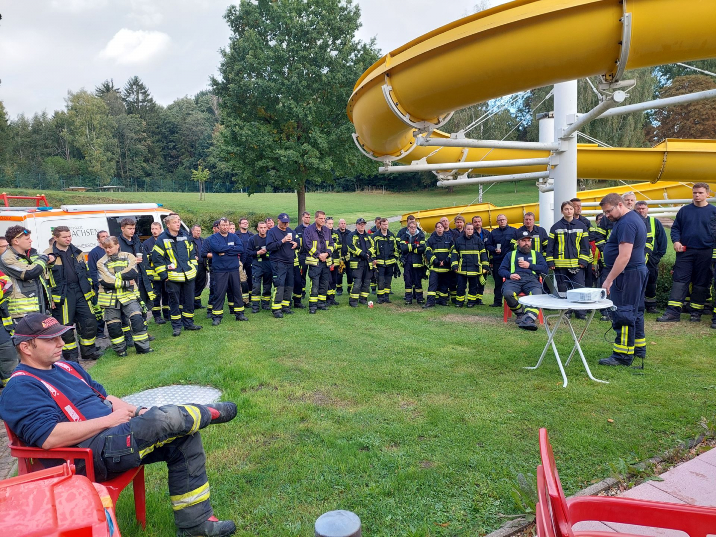 Herbstausbildung der Gefahrguteinheiten in Olbersdorf