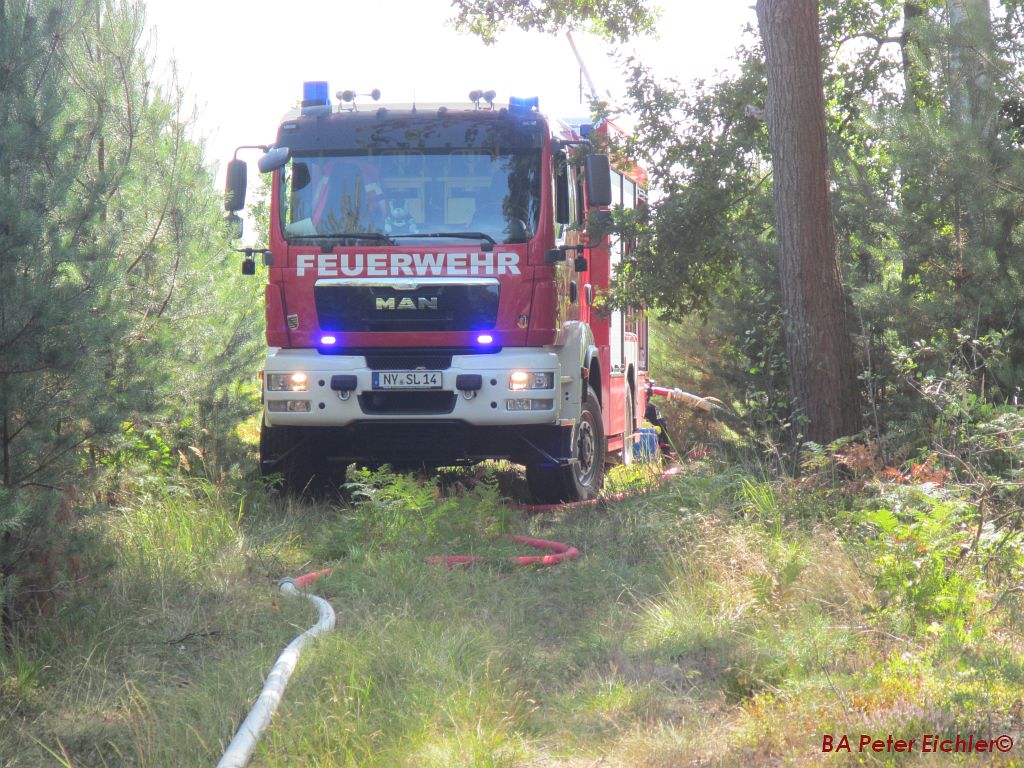 Waldbrand in Niesky